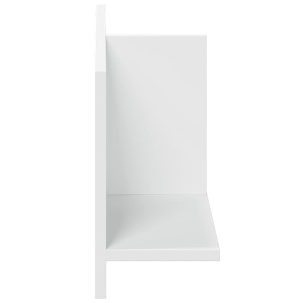 Weißer Wandschrank 70x16,5x30 cm