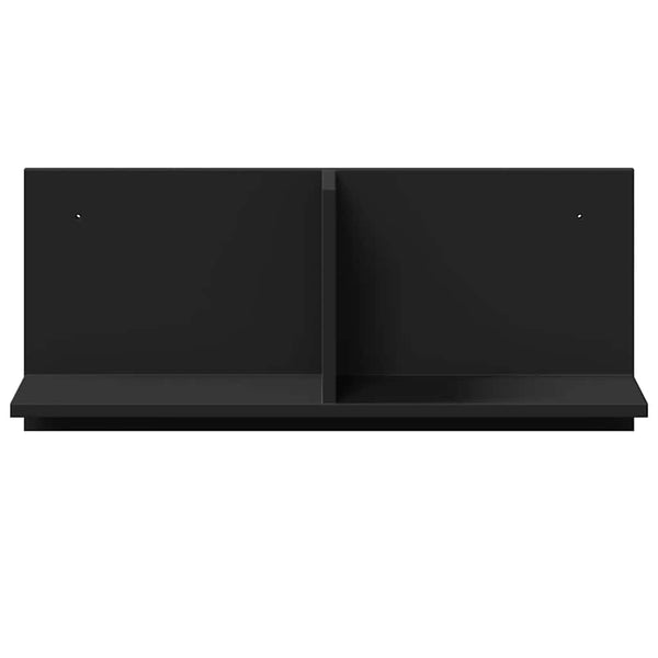 Schwarzer Wandschrank, 70x16,5x30 cm
