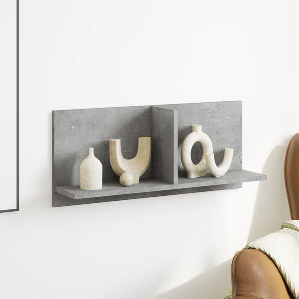 Betongrauer Hängeschrank, 70 cm