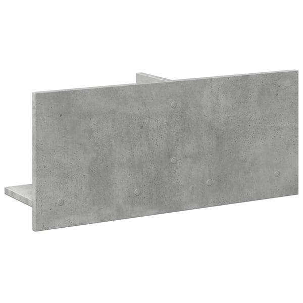 Betongrauer Hängeschrank, 70 cm