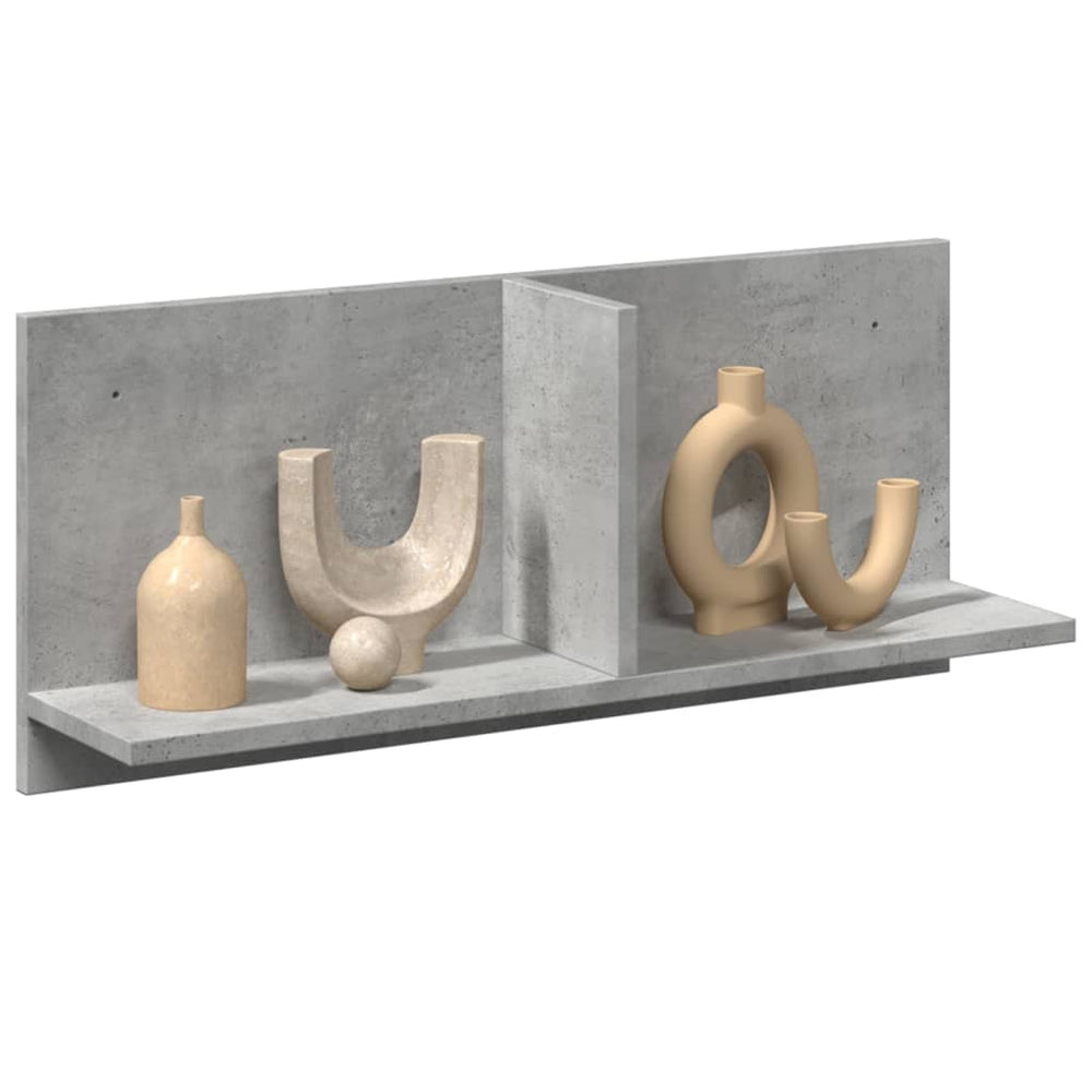 Betongrauer Hängeschrank, 70 cm