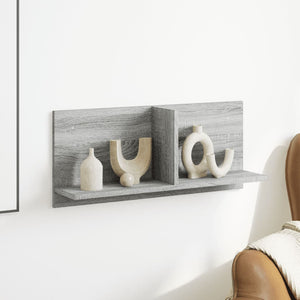 Grauer Wandschrank Sonoma 70x16,5x30 cm