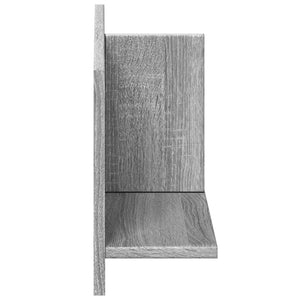 Grauer Wandschrank Sonoma 70x16,5x30 cm