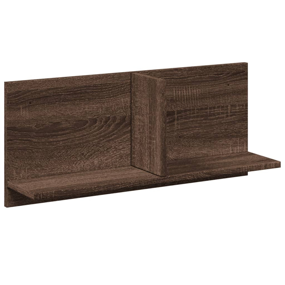 vidaXL Wall Cabinet 70x16.5x30 cm Brown Oak Look Engineered Wood