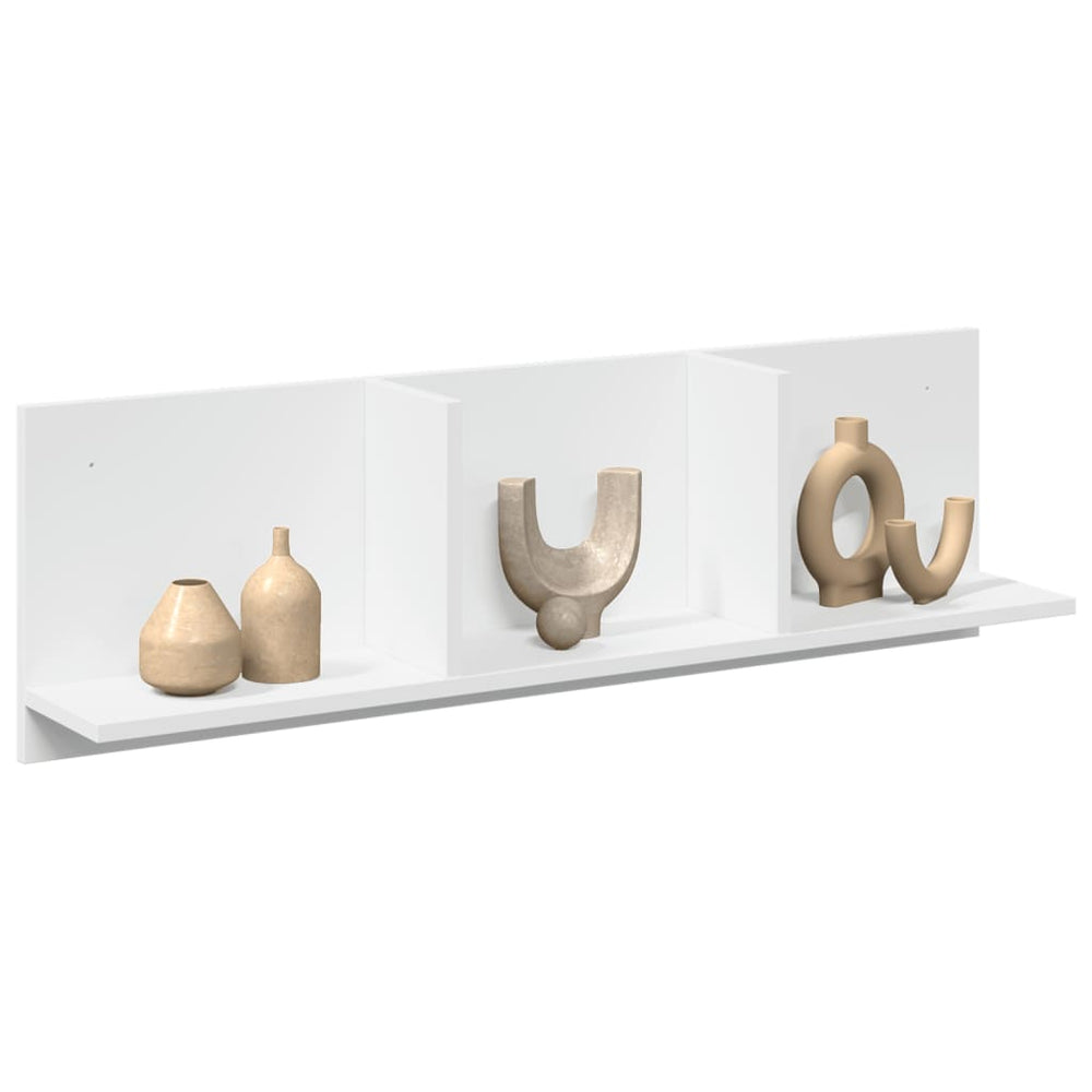 Weißer Wandschrank 100x16,5x30 cm