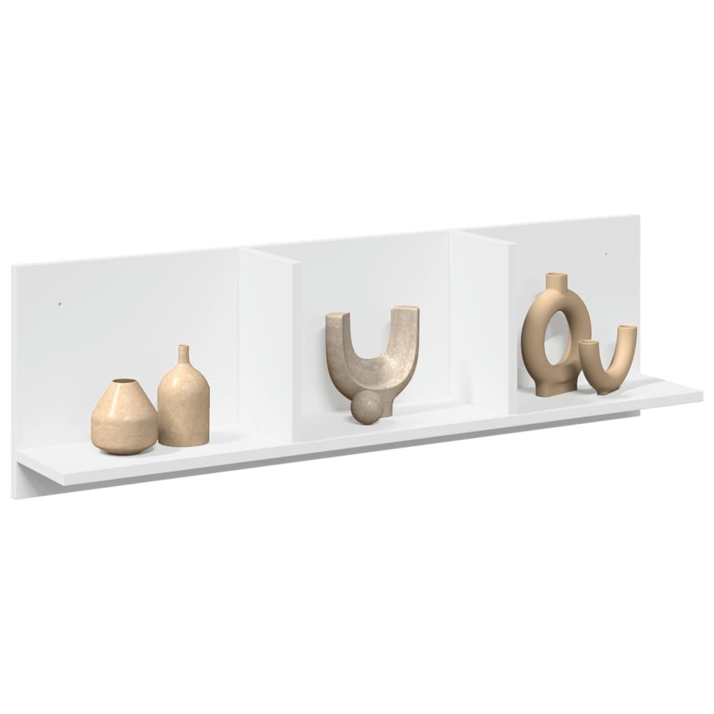Weißer Wandschrank 100x16,5x30 cm