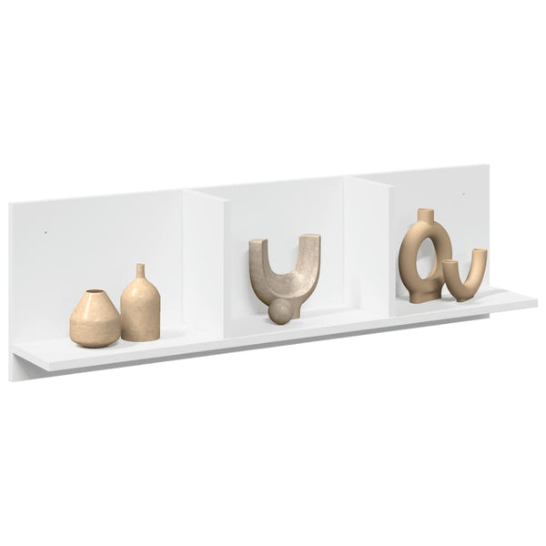 Weißer Wandschrank 100x16,5x30 cm