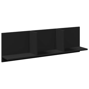 Schwarzer Wandschrank, 100 cm