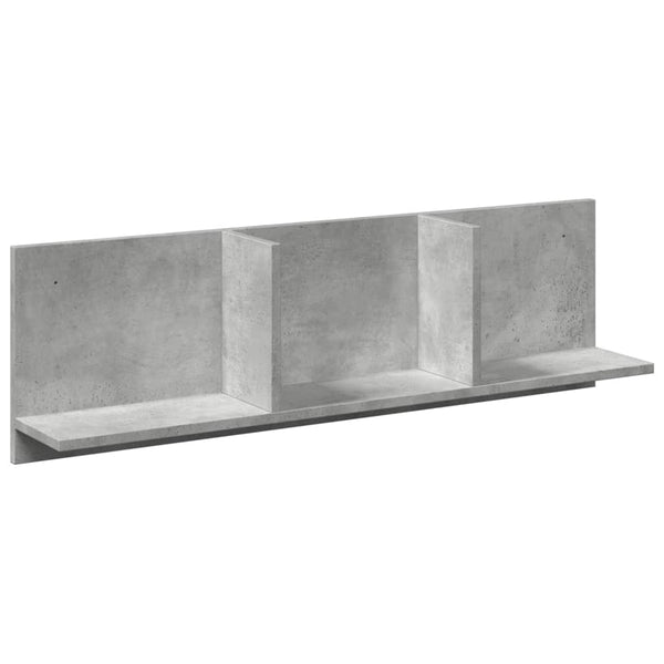 Betongrauer Hängeschrank, 100 cm