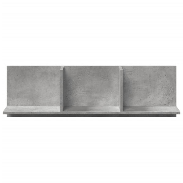 Betongrauer Hängeschrank, 100 cm