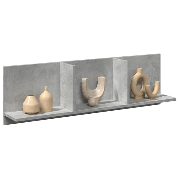 Betongrauer Hängeschrank, 100 cm