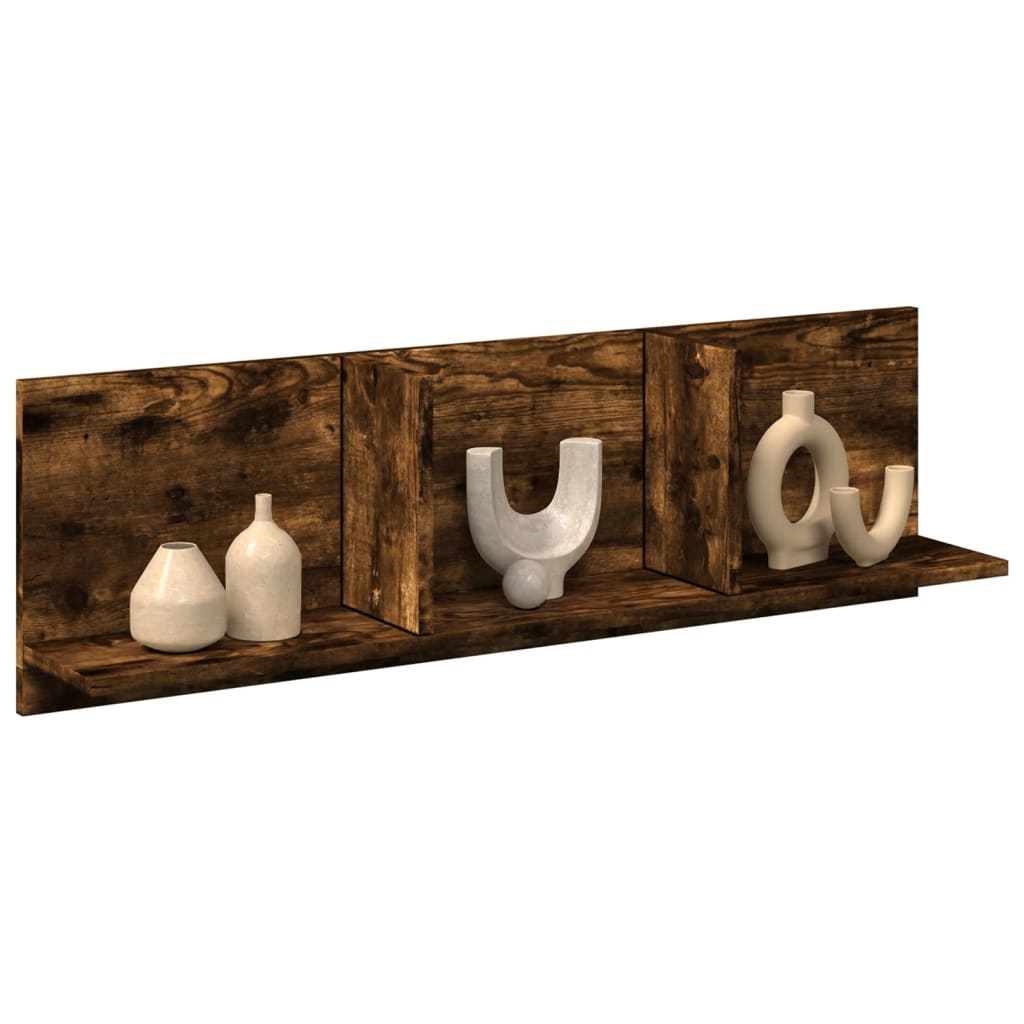 Wandschrank Räuchereiche 100x30 cm