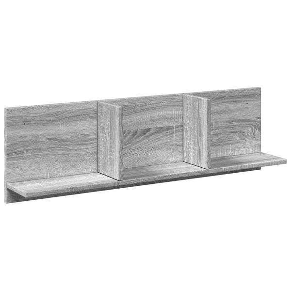 Grauer Wandschrank Sonoma Holz 100x30 cm