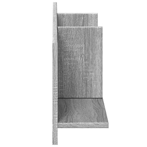 Grauer Wandschrank Sonoma Holz 100x30 cm
