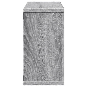 Grauer Hängeschrank Sonoma Holz 100x30 cm