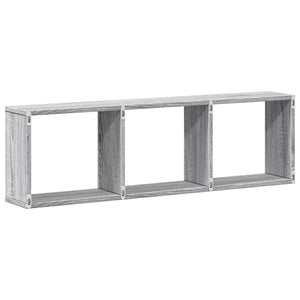 Grauer Hängeschrank Sonoma Holz 100x30 cm