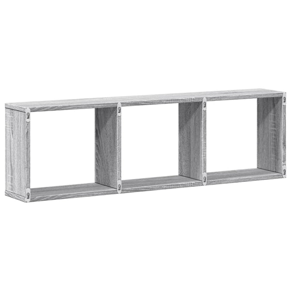 Grauer Hängeschrank Sonoma Holz 100x30 cm