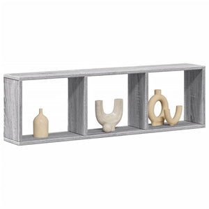 Grauer Hängeschrank Sonoma Holz 100x30 cm