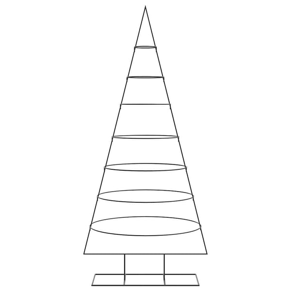 Schwarzer Metall Weihnachtsbaum 210 cm