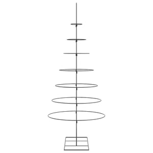 Schwarzer Metall Weihnachtsbaum 210 cm