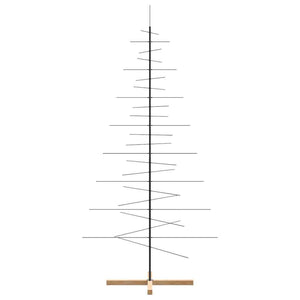 Metall Weihnachtsbaum Schwarz 210cm