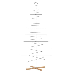 Metall Weihnachtsbaum Schwarz 210cm