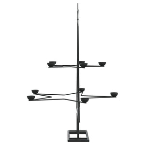 Metall Weihnachtsbaum Schwarz 75cm