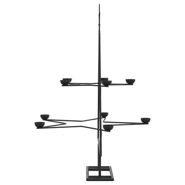 Metall Weihnachtsbaum Schwarz 75cm