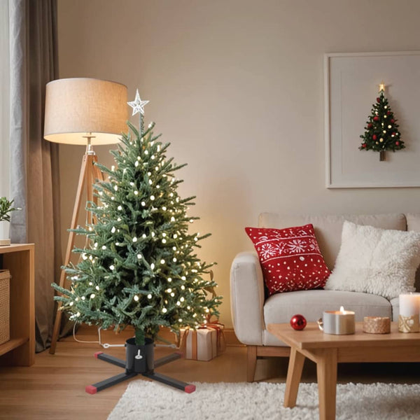 Schwarzer Christbaumständer 61x61 cm