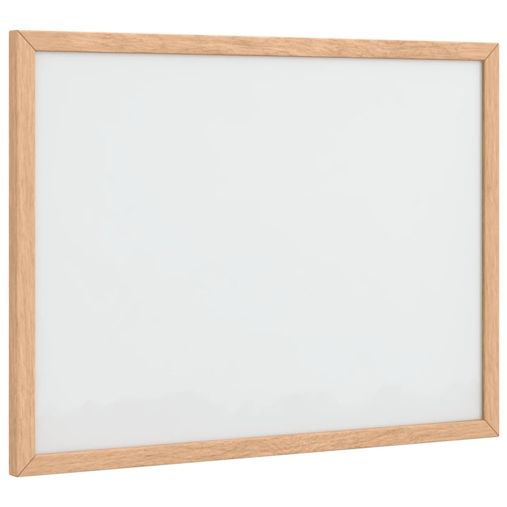 Magnetisches Whiteboard 40x30 cm mit Kiefernholzrahmen