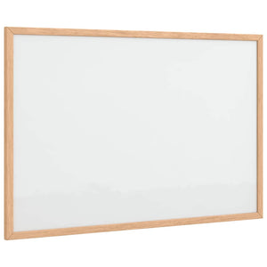 Magnetisches Whiteboard 60x40 cm mit Kiefernholzrahmen