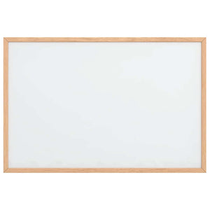 Magnetisches Whiteboard 60x40 cm mit Kiefernholzrahmen