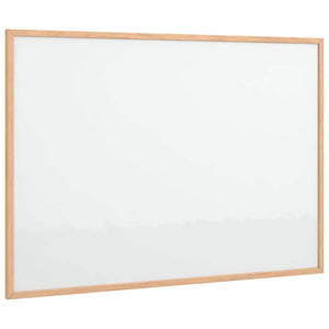 Magnetisches Whiteboard 80x55cm Kiefernholz Rahmen