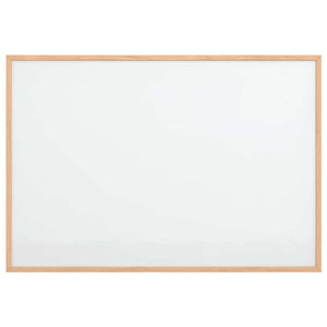 Magnetisches Whiteboard 80x55cm Kiefernholz Rahmen