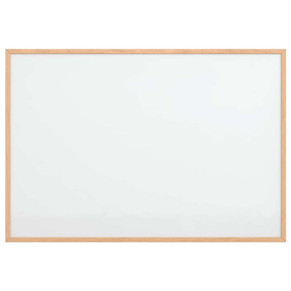 Magnetisches Whiteboard 80x55cm Kiefernholz Rahmen