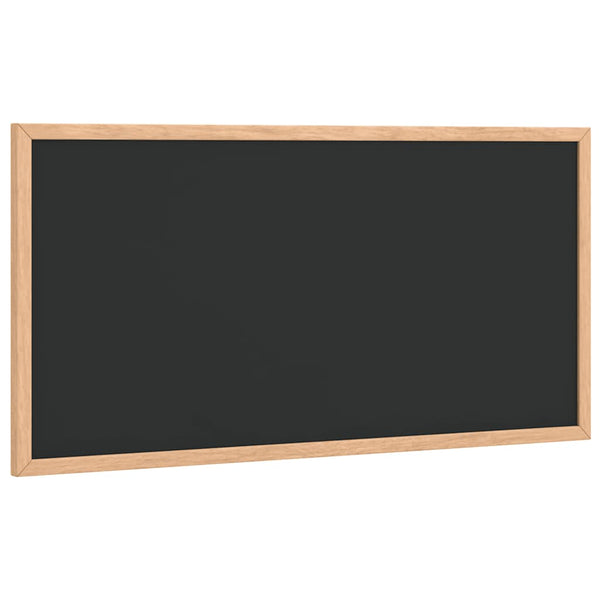 Schwarze Kreidetafel mit Kiefernholzrahmen 60x30 cm