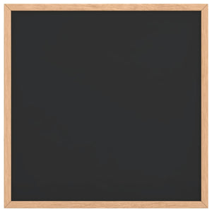 Schwarze Kreidetafel mit Kiefernholzrahmen 40x40 cm