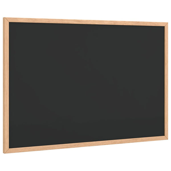 Schwarze Kreidetafel mit Kiefernholzrahmen 60x40 cm