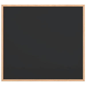Schwarze Kreidetafel mit Kiefernholzrahmen 60x55 cm