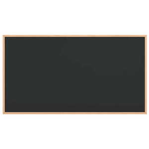 Schwarze Kreidetafel mit Kiefernholzrahmen 100x55 cm