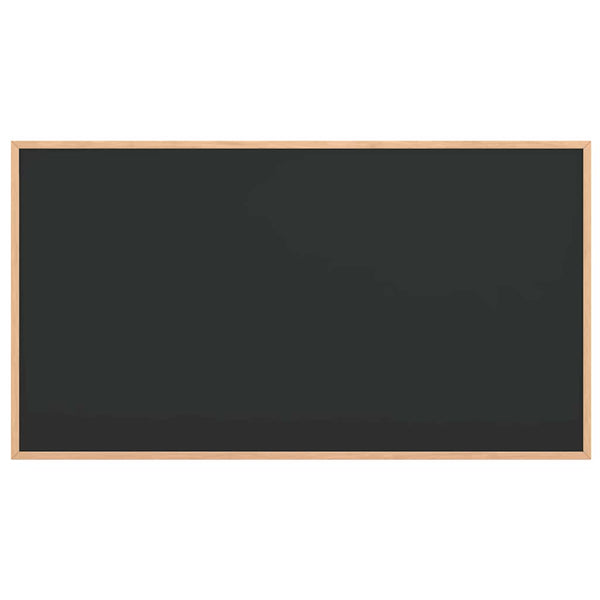 Schwarze Kreidetafel mit Kiefernholzrahmen 100x55 cm