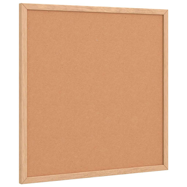 Korktafel 40x40 cm mit Kiefernholzrahmen