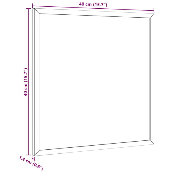Korktafel 40x40 cm mit Kiefernholzrahmen