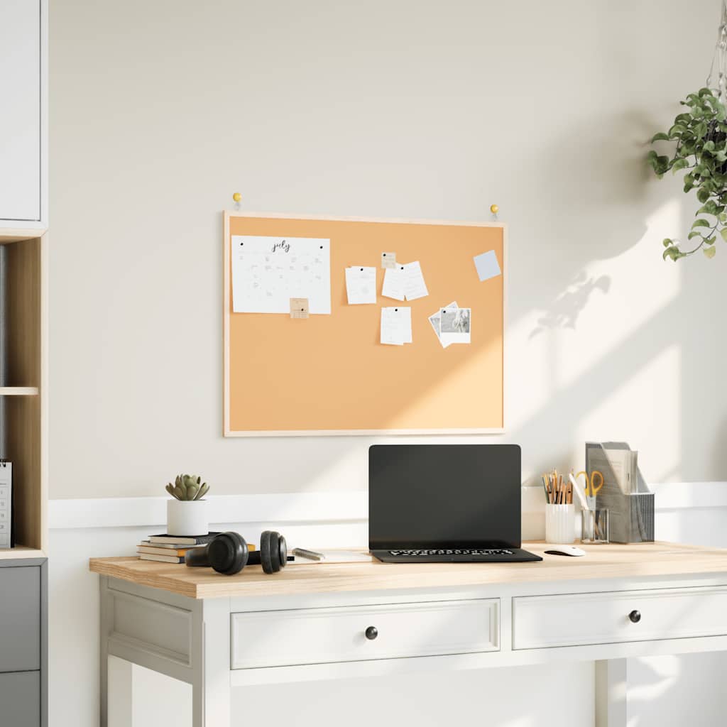 Korktafel 80x55cm mit Kiefernholzrahmen