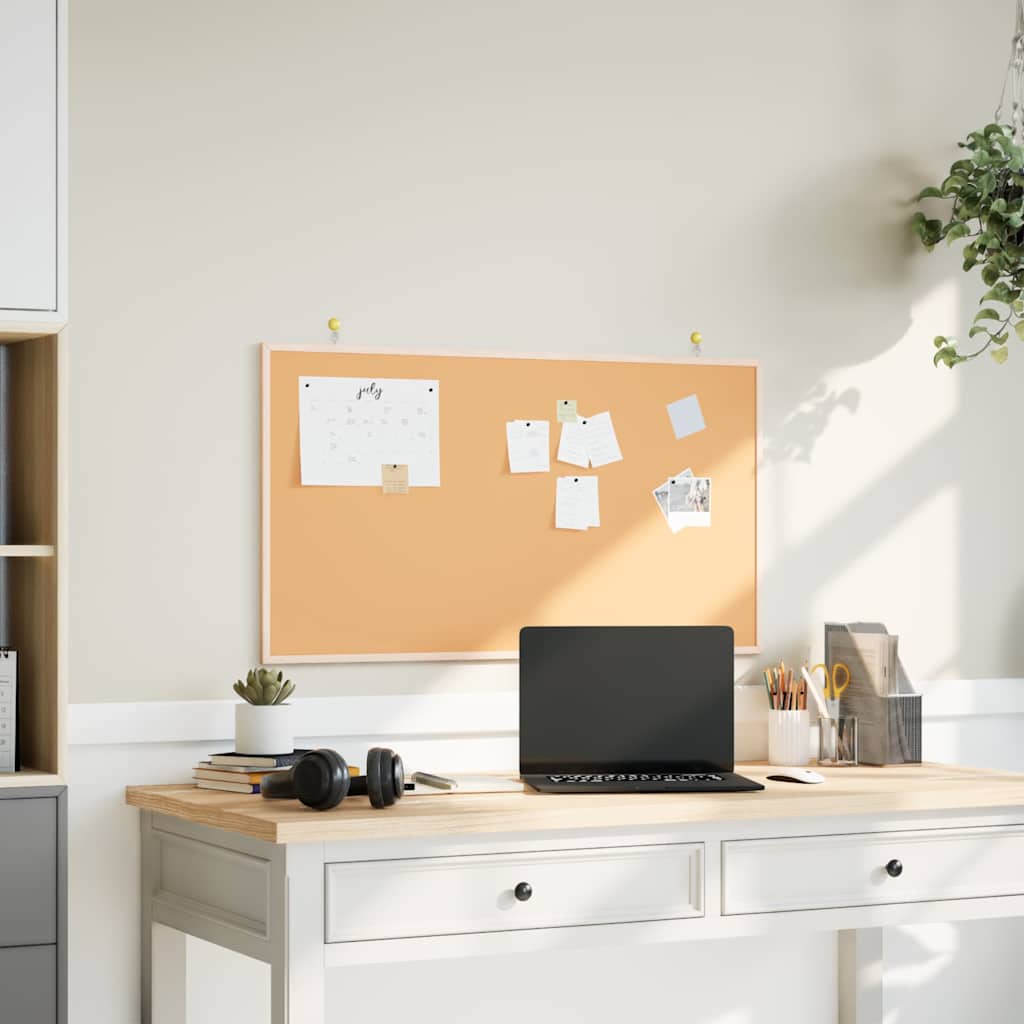 Korktafel 100x55 cm mit Kiefernholzrahmen