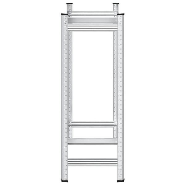 Reifenregal Stahl Silber 110x40x109cm