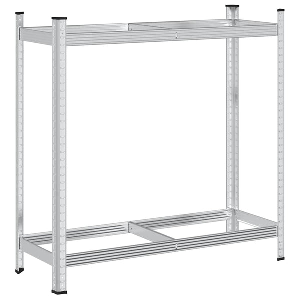 Reifenregal Stahl Silber 110x40x109cm