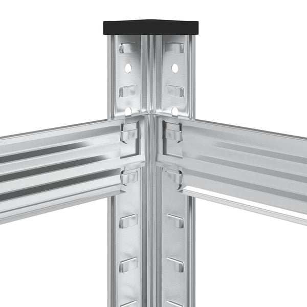 Reifenregal Stahl Silber 110x40x109cm
