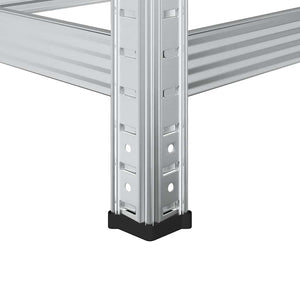 Reifenregal Stahl Silber 110x40x109cm