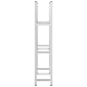 Reifenregal Stahl 110x40x200cm Silber